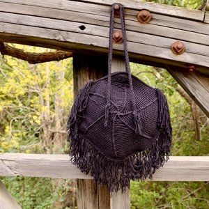 Boho macrame bag